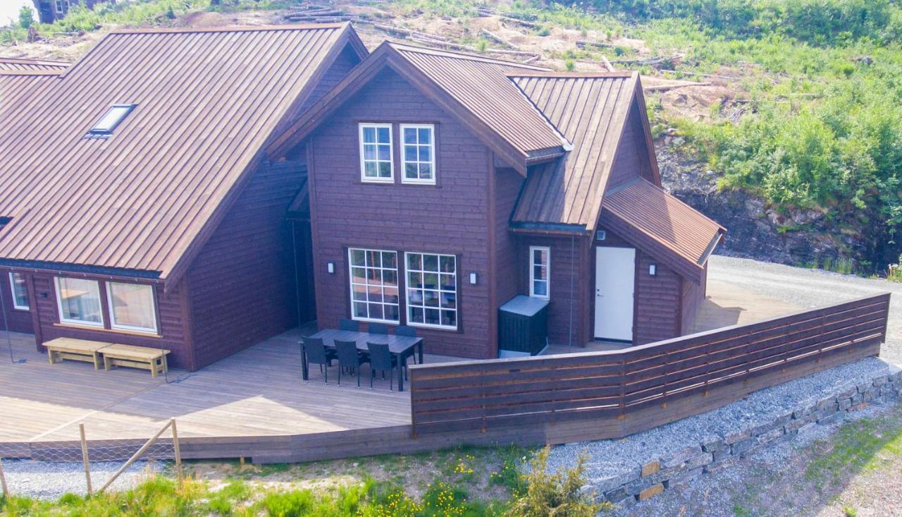 New And Exclusive Cottage In Voss With A Great View Скулестадмо Экстерьер фото